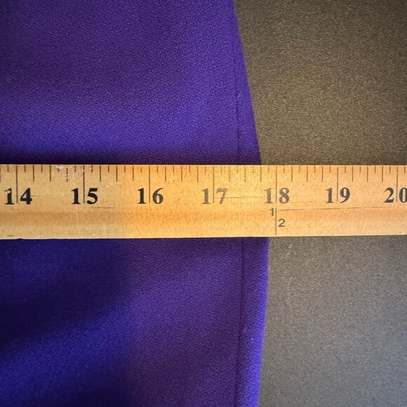 Vintage 70s Pendleton 100% Wool Purple Straight Skirt, Career Wear,  Size 2P - Picture 8 of 12